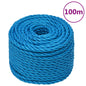 JUNG Vida Arbeitsseil Blau 24 mm 100 m Polypropylen