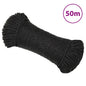 JUNG Vida Arbeitsseil Schwarz 3 mm 50 m Polypropylen