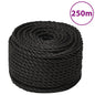 JUNG Vida Arbeitsseil Schwarz 14 mm 250 m Polypropylen