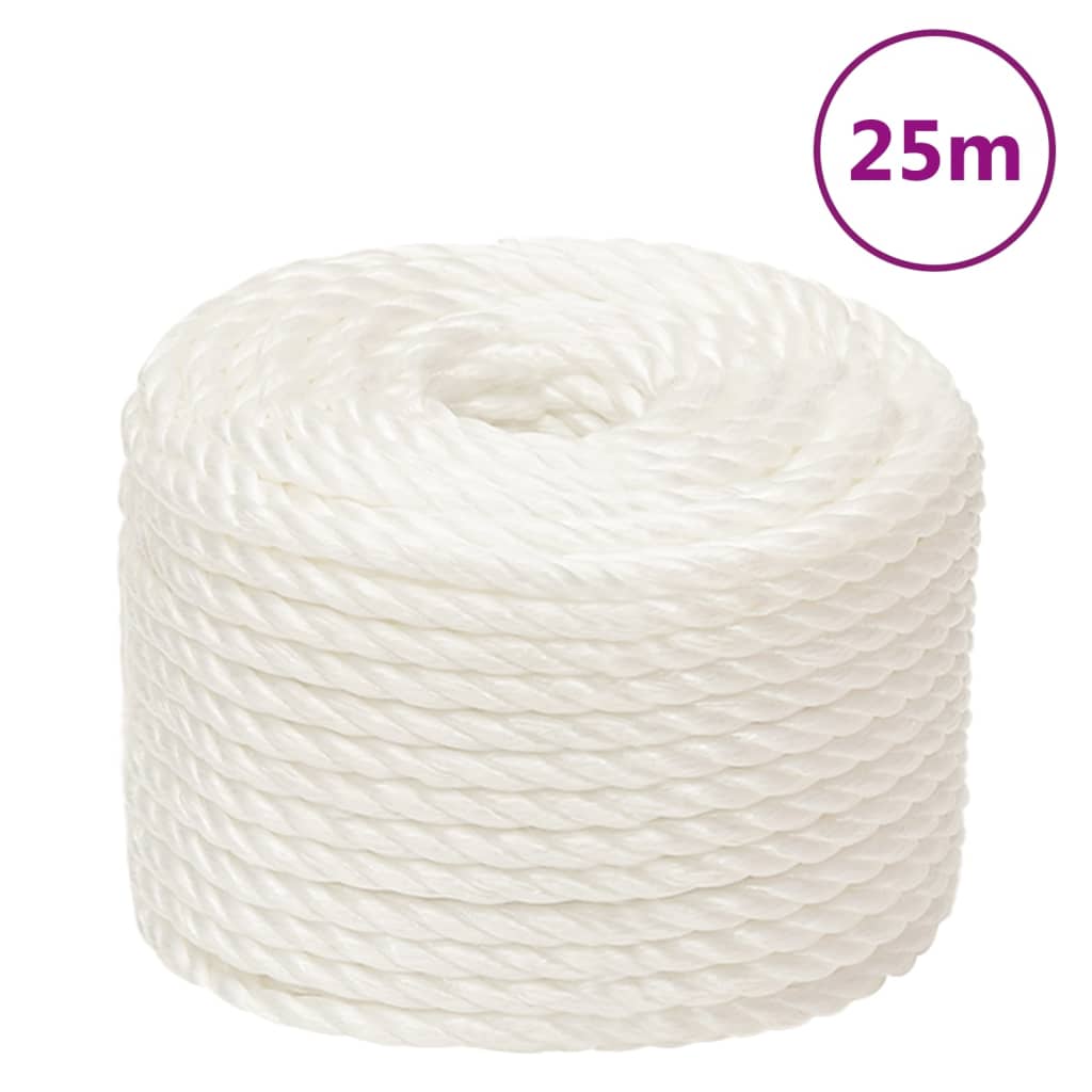 JUNG Vida Arbeitsseil Weiß 20 mm 25 m Polypropylen
