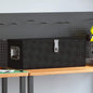 JUNG Vida Aufbewahrungsbox Schwarz 70x31x27 cm Aluminium