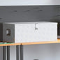 JUNG Vida Aufbewahrungsbox Silbern 90x47x33,5 cm Aluminium