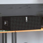 JUNG Vida Aufbewahrungsbox Schwarz 90x47x33,5 cm Aluminium
