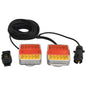 JUNG Vida Anhängerleuchten 2 Stk. Rot 10,5x7,5x10 cm 12V LED-Leuchtmittel