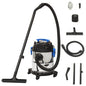 JUNG Vida Nass- und Trockensauger 1200 W 20 L Silbern