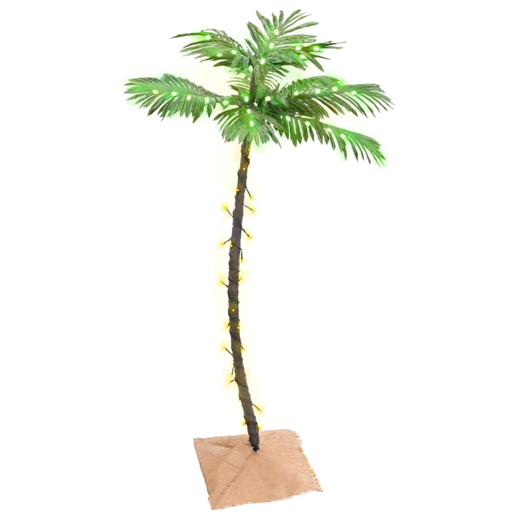 JUNG Vida Künstliche Palme LED Warmweiß 72 LEDs 120 cm