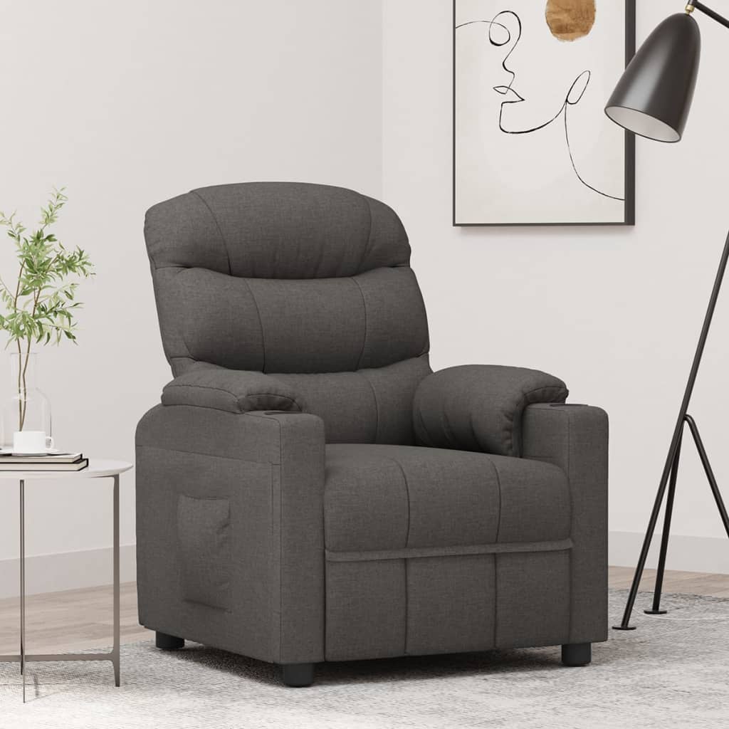 JUNG Vida Relaxsessel Dunkelgrau Stoff