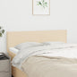 JUNG Vida Kopfteile 2 Stk. Creme 72x5x78/88 cm Stoff