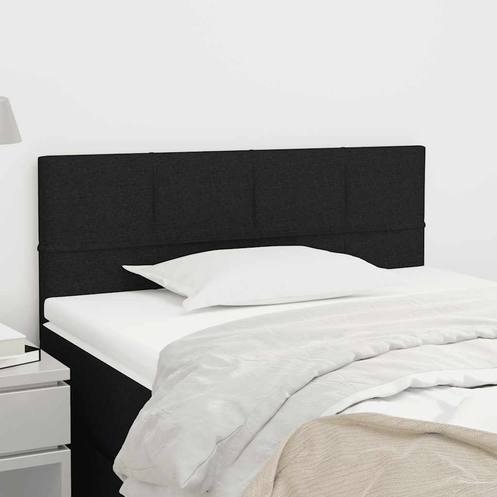 JUNG Vida Kopfteil Schwarz 80x5x78/88 cm Stoff