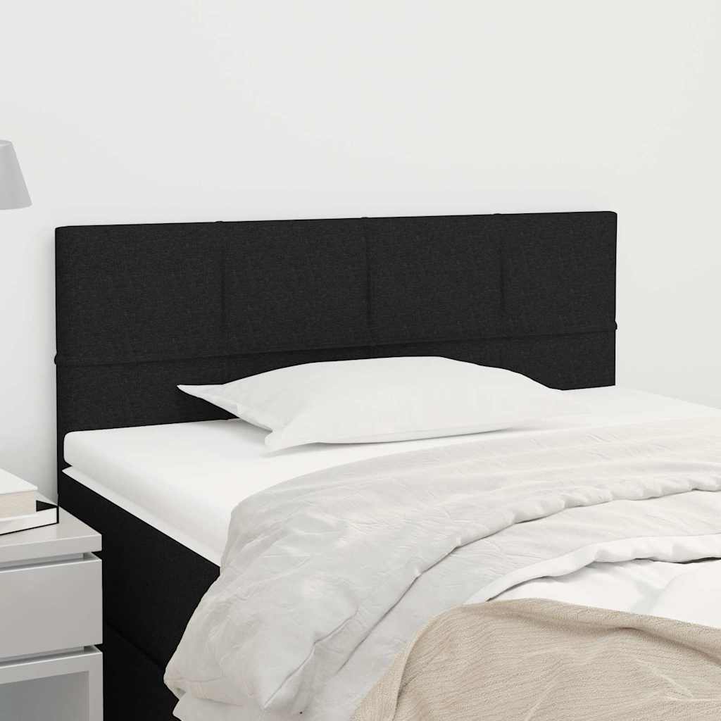 JUNG Vida Kopfteil Schwarz 100x5x78/88 cm Stoff