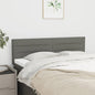 JUNG Vida Kopfteile 2 Stk. Dunkelgrau 72x5x78/88 cm Stoff