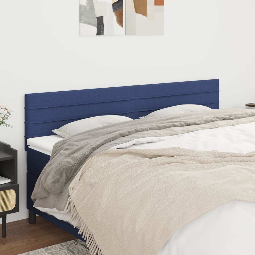 JUNG Vida Kopfteile 2 Stk. Blau 80x5x78/88 cm Stoff