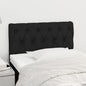 JUNG Vida Kopfteil Schwarz 80x7x78/88 cm Stoff