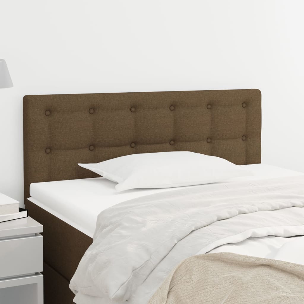 JUNG Vida Kopfteil Dunkelbraun 100x5x78/88 cm Stoff