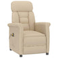JUNG Vida Massagesessel Creme 70.5 x 96.5 x 95 cm Stoff und Metall