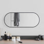 JUNG Vida Wandspiegel Schwarz 60x25 cm Oval