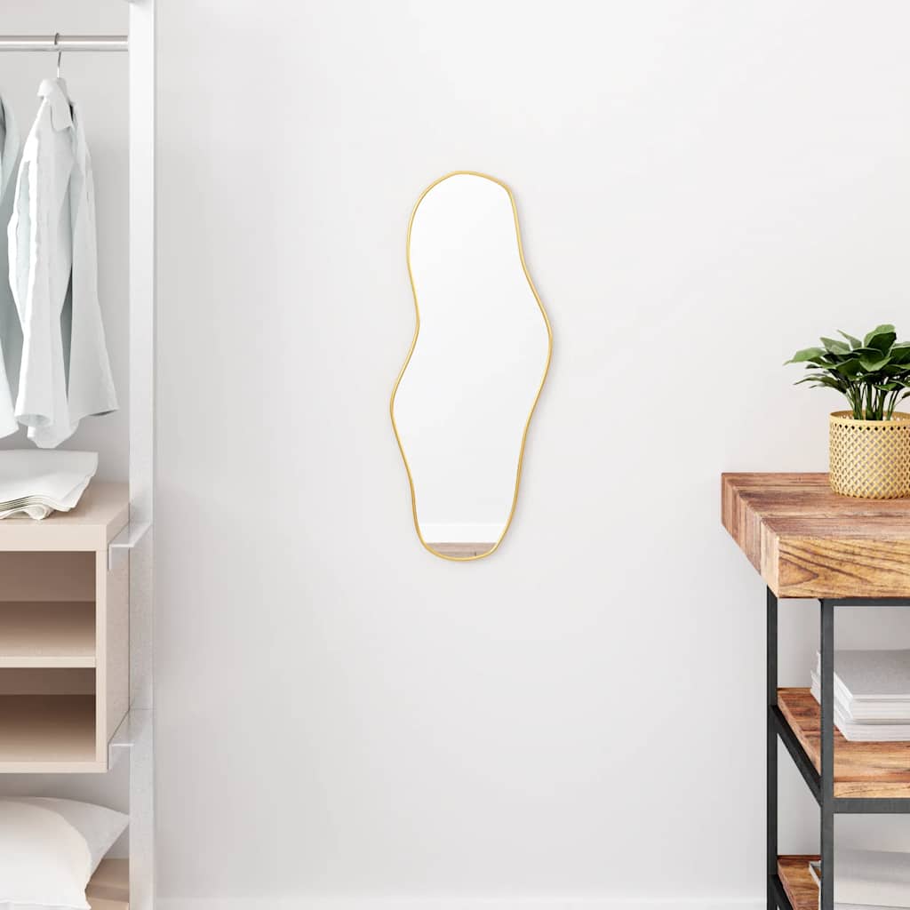 JUNG Vida Wandspiegel Golden 60x25 cm