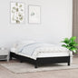 JUNG Vida Bettgestell ohne Matratze Schwarz 80x200 cm Stoff