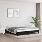 JUNG Vida Bettgestell ohne Matratze Schwarz 160x200 cm Stoff