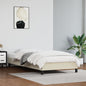JUNG Vida Bettgestell Creme 100x200 cm Kunstleder
