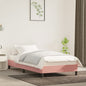 JUNG Vida Bettgestell Rosa 100x200 cm Samt