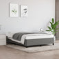 JUNG Vida Bettgestell ohne Matratze Dunkelgrau 140x190 cm Stoff