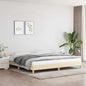 JUNG Vida Bettgestell ohne Matratze Creme 200x200 cm Stoff