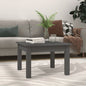 JUNG Vida Couchtisch Grau 45x45x30 cm Massivholz Kiefer