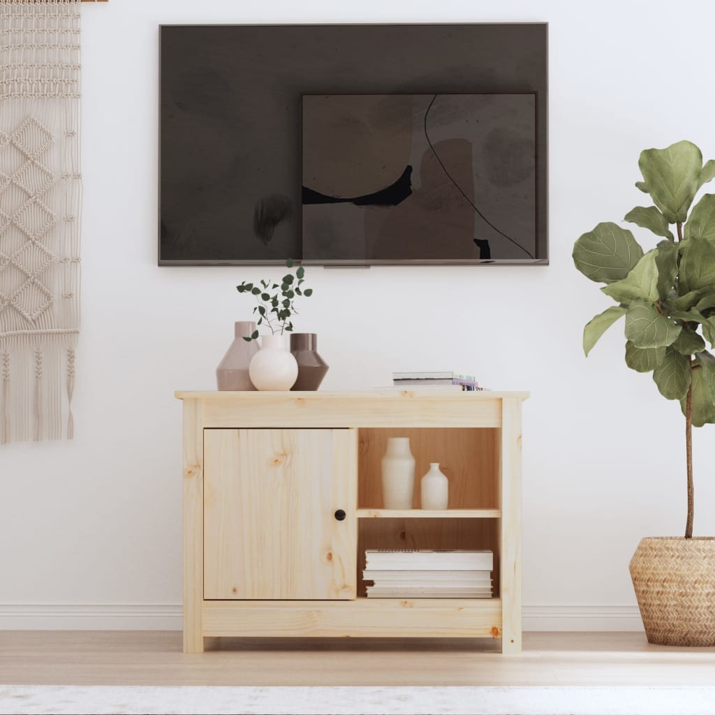 JUNG Vida TV-Schrank 70x36,5x52 cm Massivholz Kiefer