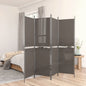 JUNG Vida 4-tlg. Paravent Anthrazit 200x180 cm Stoff
