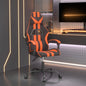 JUNG Vida Gaming-Stuhl Drehbar Schwarz und Orange Kunstleder