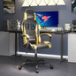 JUNG Vida Gaming-Stuhl Drehbar Schwarz und Golden Kunstleder