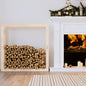 JUNG Vida Kaminholzregal 100x25x100 cm Massivholz Kiefer