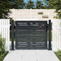 JUNG Vida Gartentor Anthrazit 100x75 cm Stahl Quadratisches Design