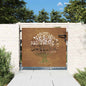 JUNG Vida Gartentor 85x100 cm Cortenstahl Baum-Design