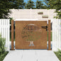 JUNG Vida Gartentor 100x75 cm Cortenstahl Baumdesign