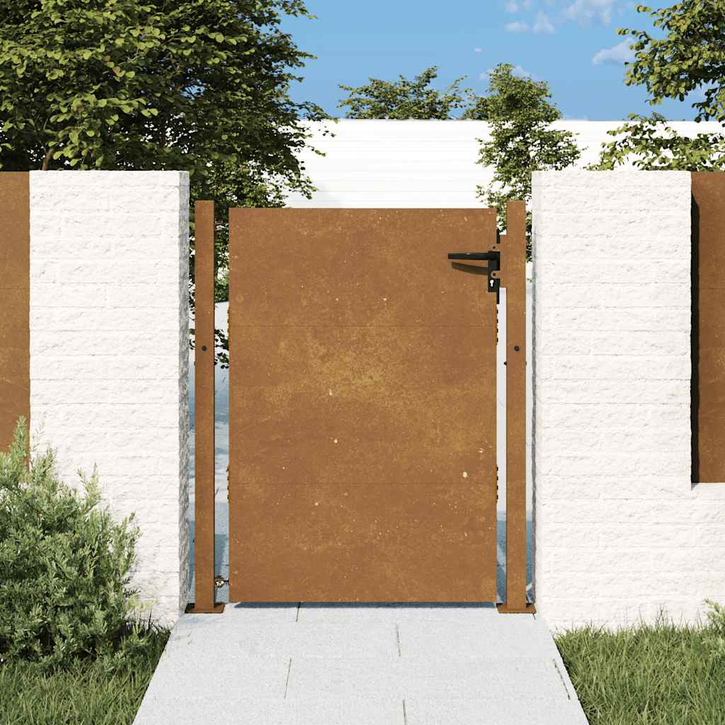 JUNG Vida Gartentor 100x125 cm Cortenstahl