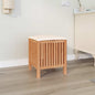 JUNG Vida Badhocker 40,5x40x52 cm Massivholz Nussbaum