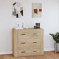 JUNG Vida Sideboard Sonoma-Eiche 80x33x70 cm Holzwerkstoff