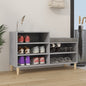 JUNG Vida Schuhregal Grau Sonoma 102x36x60 cm Holzwerkstoff