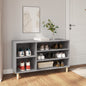 JUNG Vida Schuhregal Grau Sonoma 102x36x60 cm Holzwerkstoff