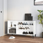 JUNG Vida Schuhregal Hochglanz-Weiß 102x36x60 cm Holzwerkstoff