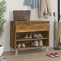 JUNG Vida Schuhregal Räuchereiche 70x36x60 cm Holzwerkstoff