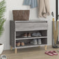 JUNG Vida Schuhregal Grau Sonoma 70x36x60 cm Holzwerkstoff