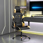 JUNG Vida Gaming-Stuhl Schwarz und Golden Kunstleder