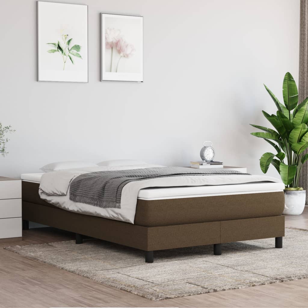 JUNG Vida Boxspringbettgestell Dunkelbraun 120x200 cm Stoff