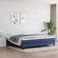 JUNG Vida Boxspringbettgestell Blau 200x200 cm Stoff