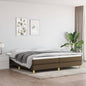 JUNG Vida Boxspringbettgestell Dunkelbraun 200x200 cm Stoff