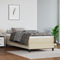 JUNG Vida Boxspringbettgestell Creme 90x190 cm Kunstleder