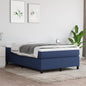JUNG Vida Boxspringbettgestell Blau 120x200 cm Stoff